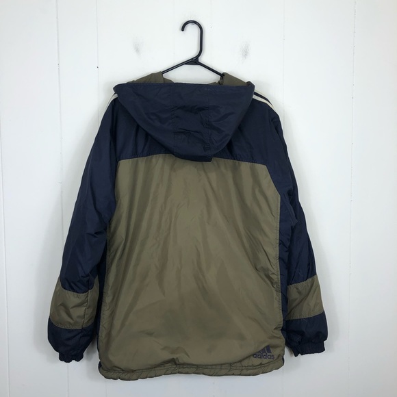 Rare Vintage Adidas Reversible Puffer Jacket Sz S - Picture 7 of 15